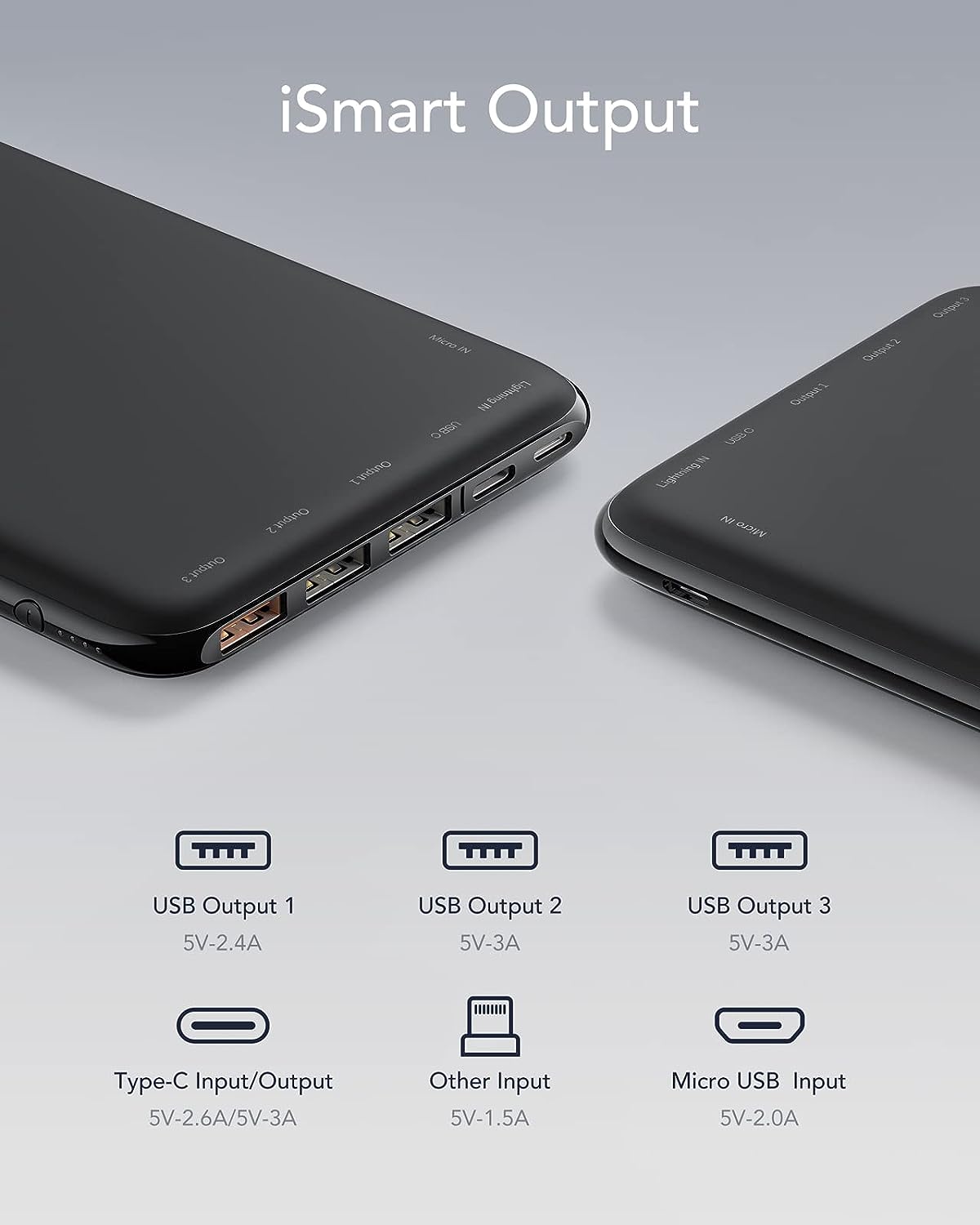 Charmast Power Bank portatile 26800mAh